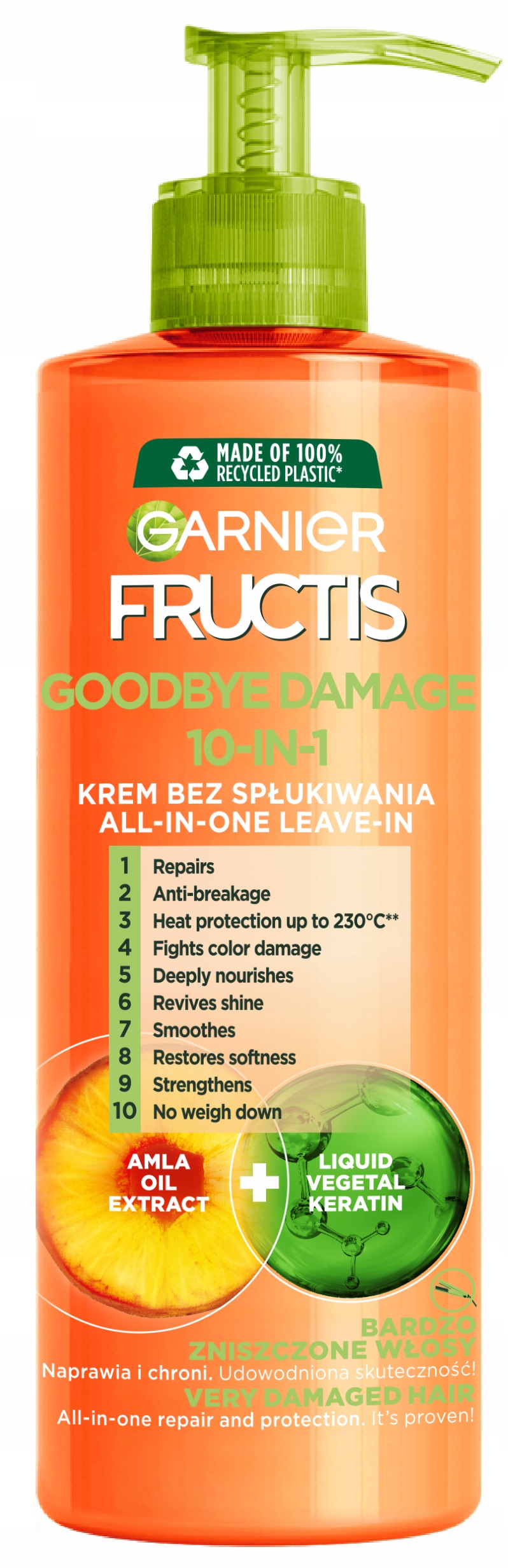 olejek do włosów garnier fructis goodbye damage