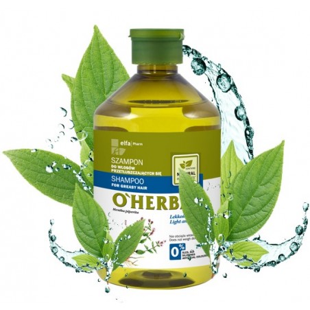 oherbal mietowy szampon