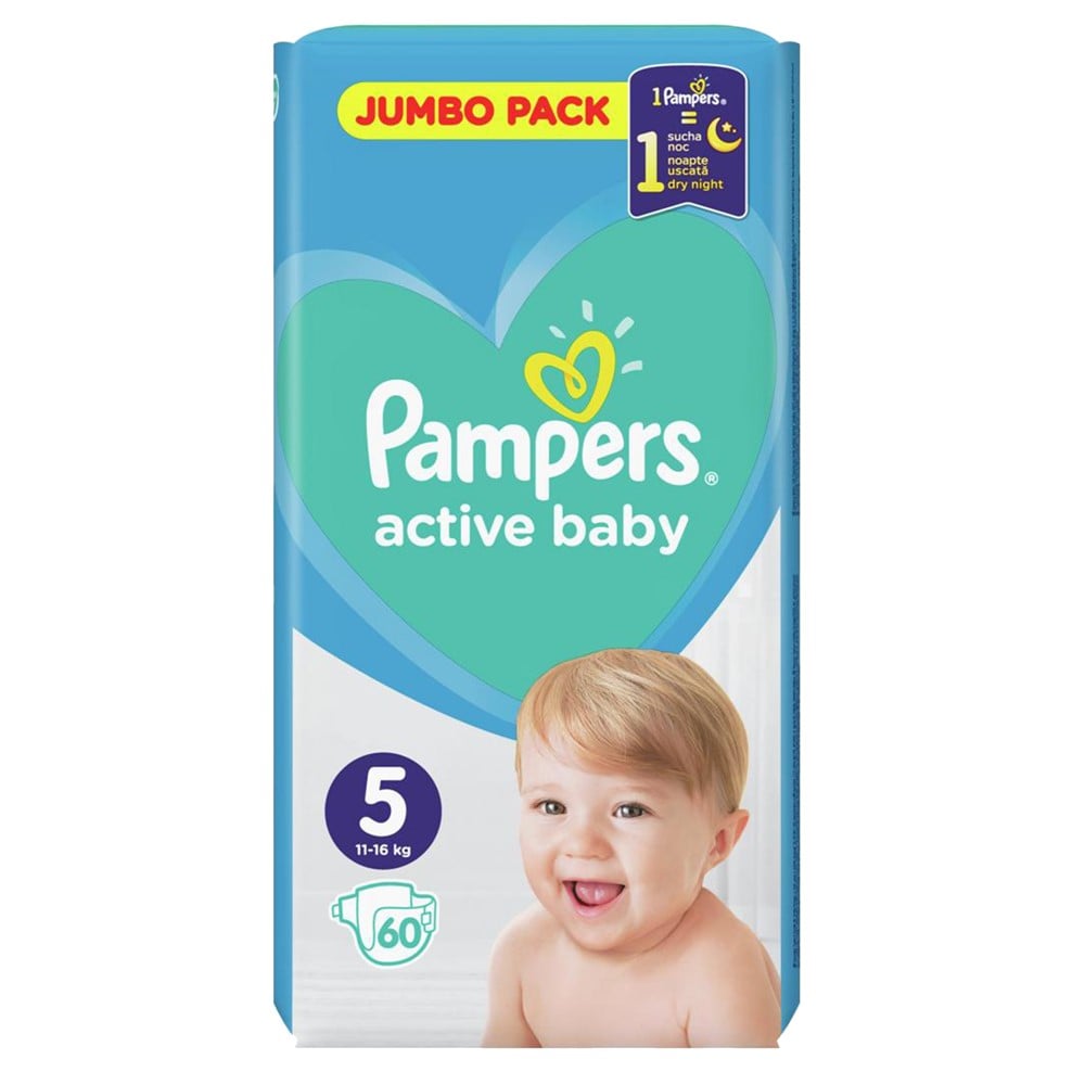 pampers activ baby 5 cena