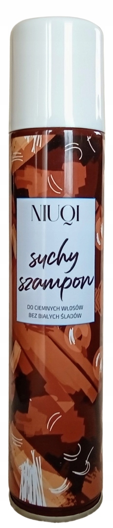 suchy szampon do włosów brązowych