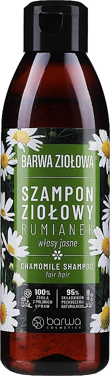 czy szampon rumiankowy rozjaśni czarne włosy