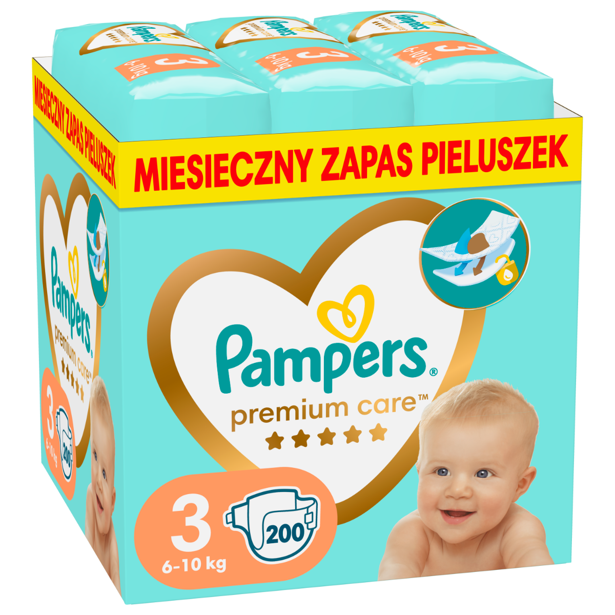 pampers premium care nr 3 biedronka