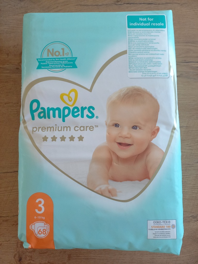 pampers premium care 3 68sztuk