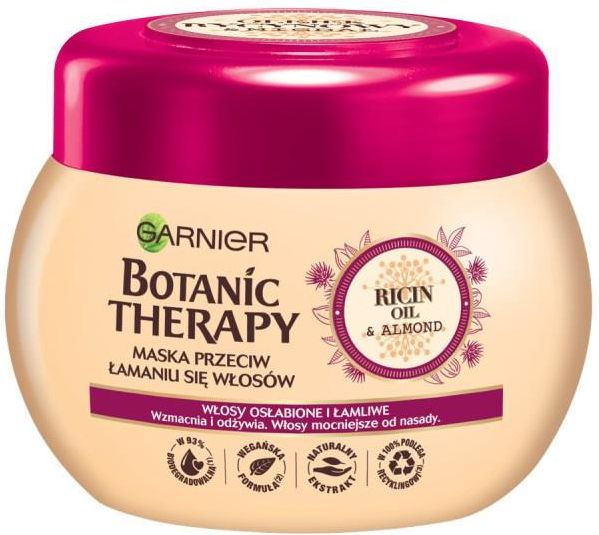 garnier botanic therapy maska do włosów olejek rycynowy