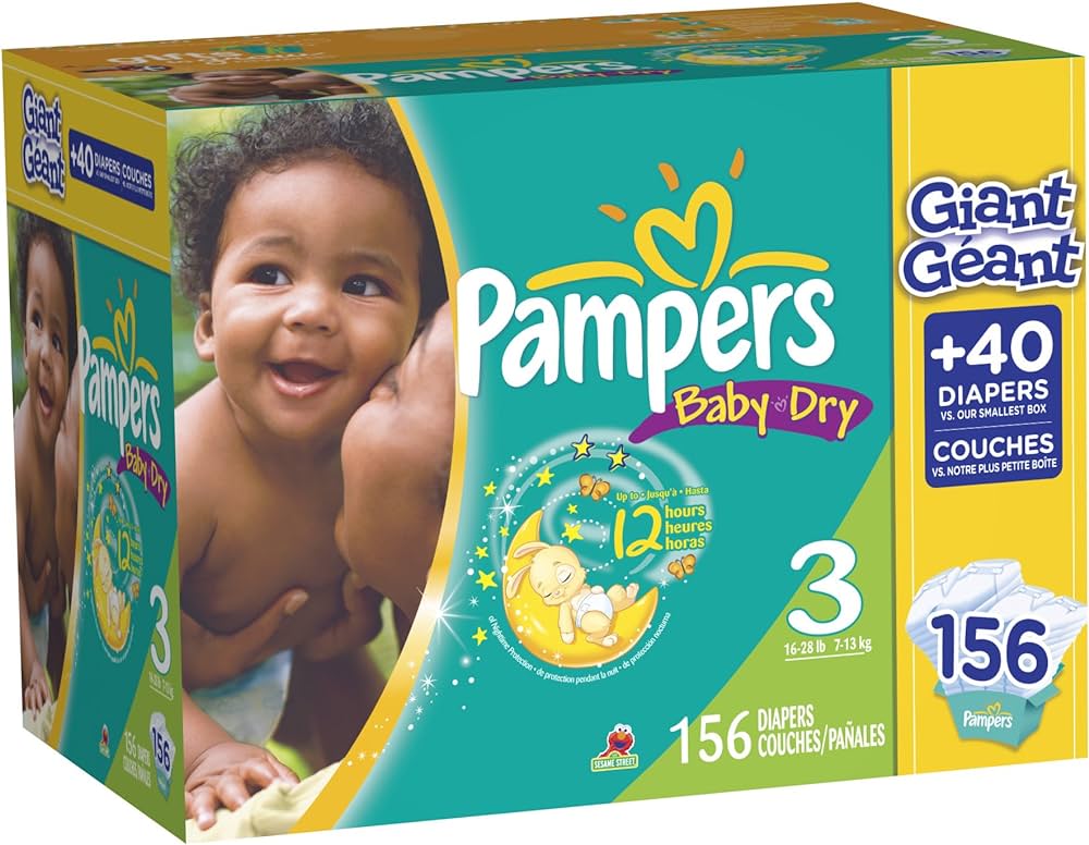 pampers.new dry 3 giant