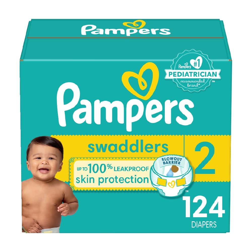 pampers 124 pack