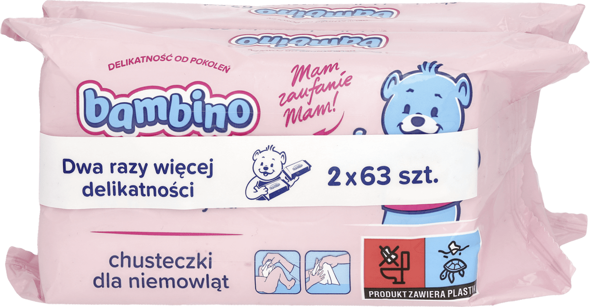 chusteczki pampers dwupak