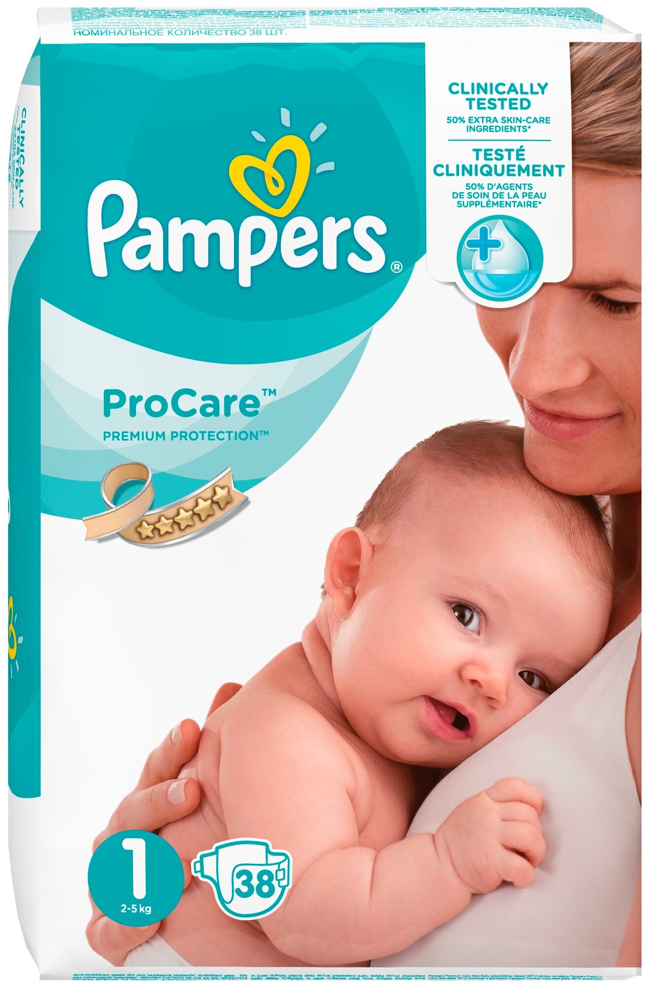 pampers procare premium protection size 1