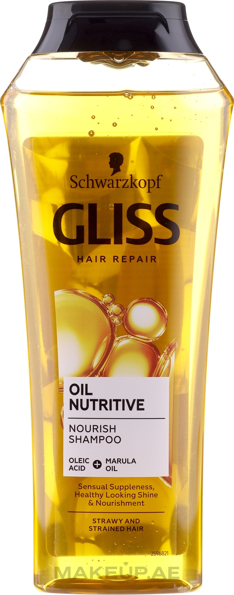 gliss kur hair repair szampon 250ml oil nutritive