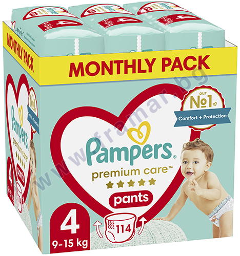 pampers s 114 sztuk