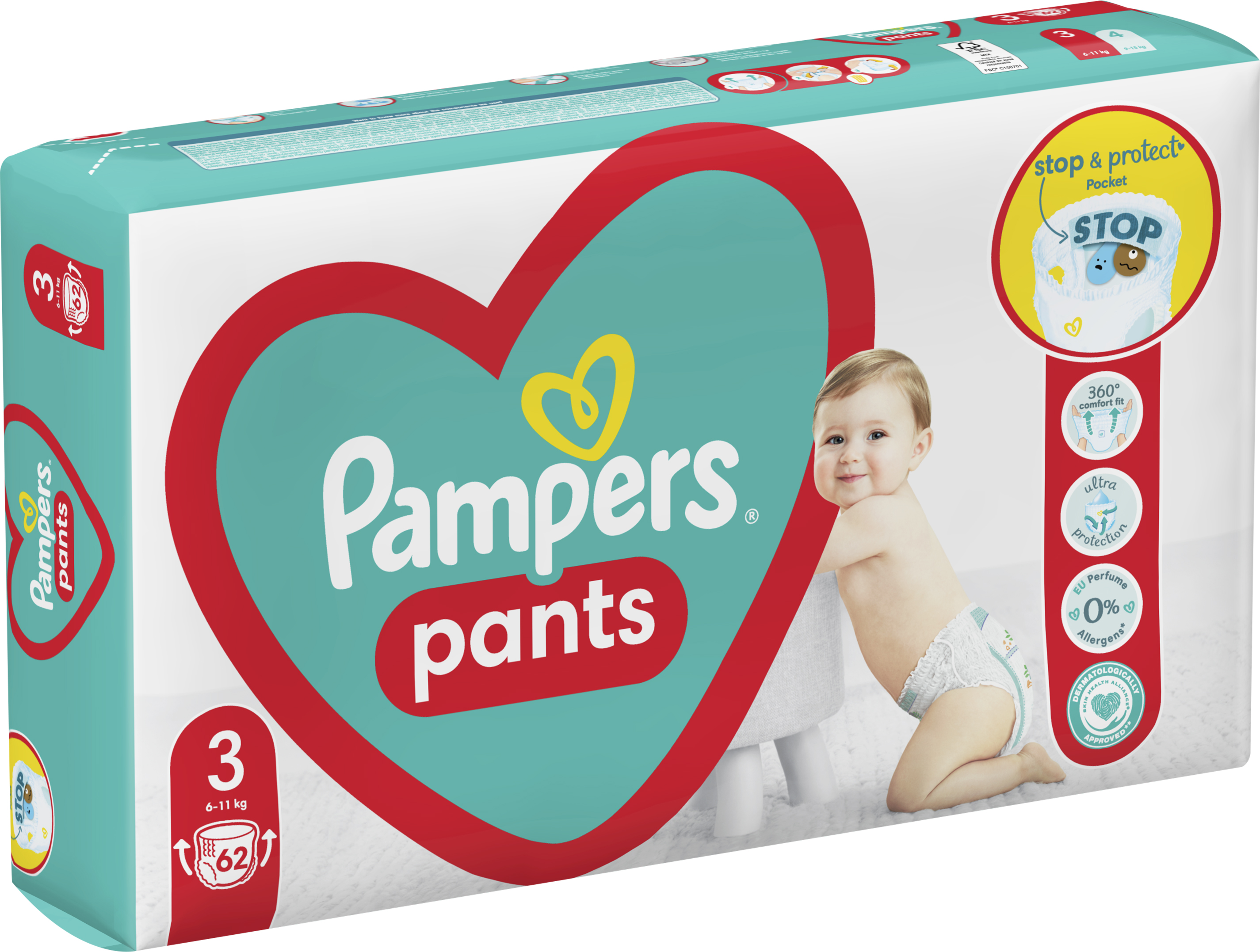 pampers pants rozmiar 3