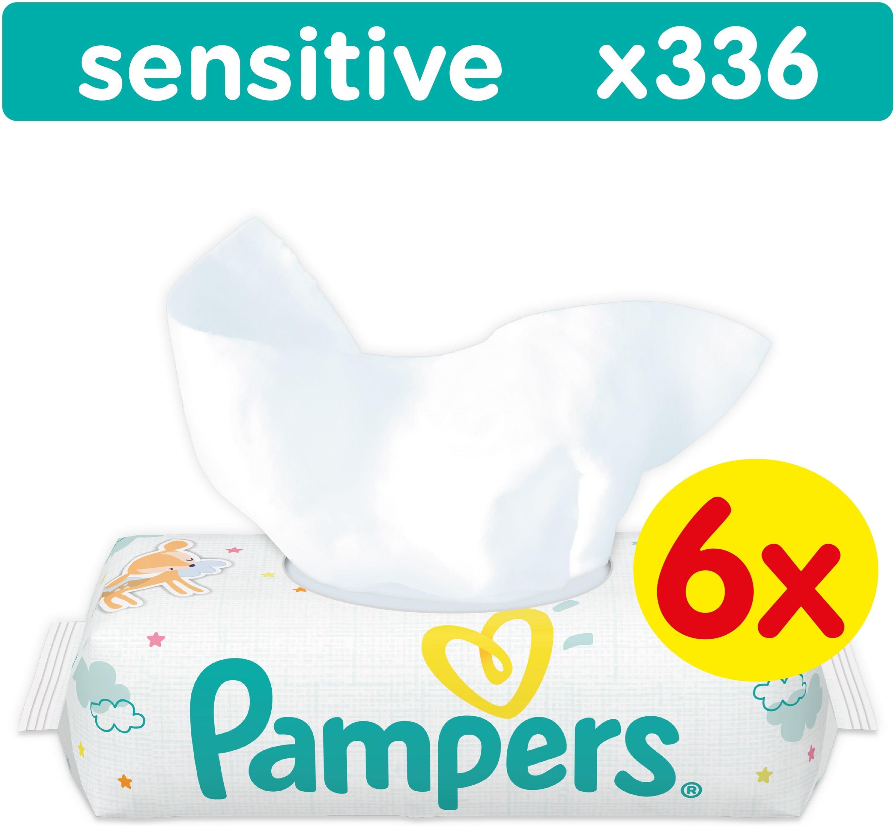 pampers sensitive chusteczki 6 ceneo