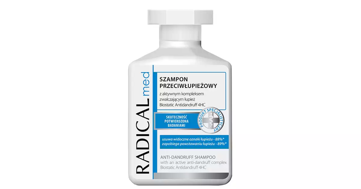 ideepharm radical med szampon przeciwłupieżowy 300ml