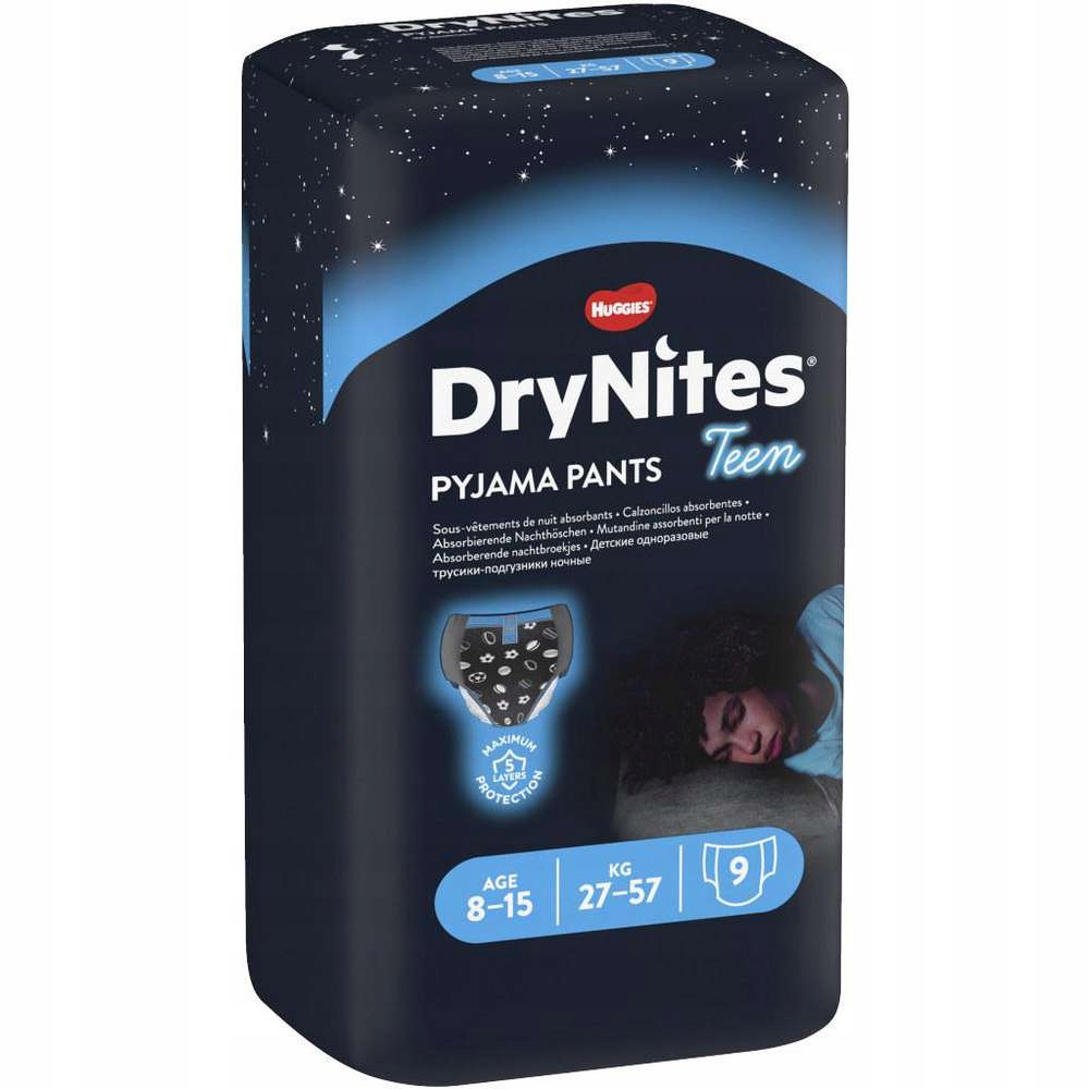 huggies drynites majteczki noc chłopiec 8 15 lat