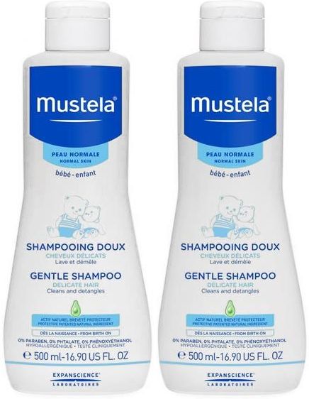 mustela szampon delikatny od urodzenia 500ml skład