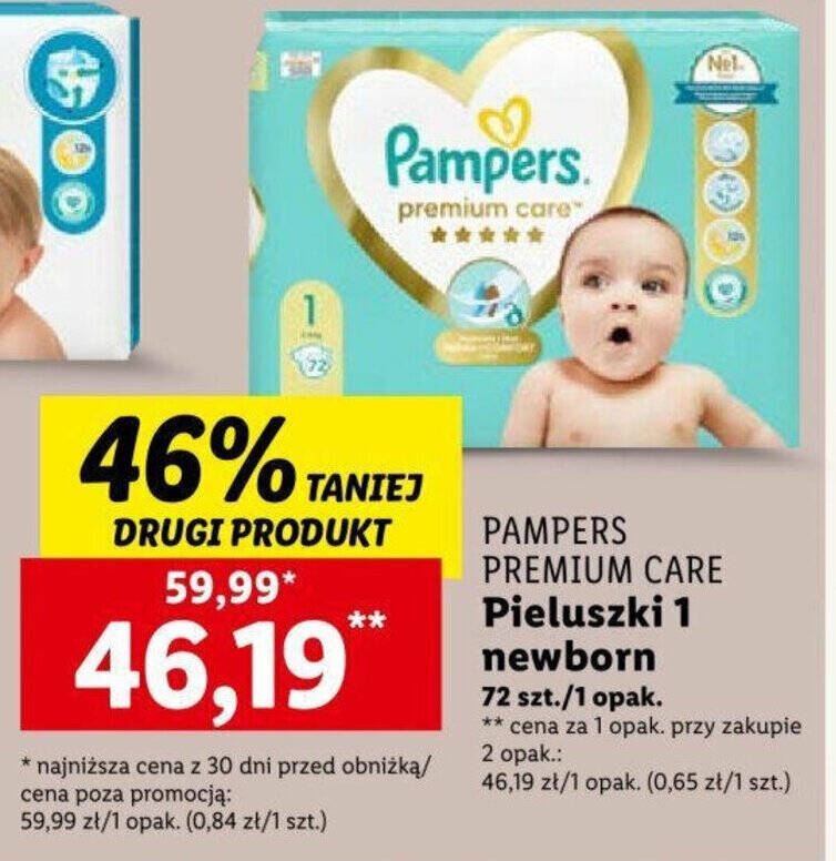 lidl premium care pieluchy promocja