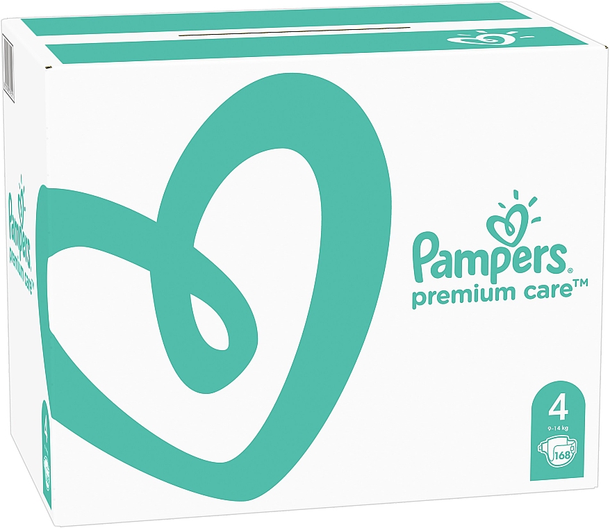 pampers 4 premium care 168