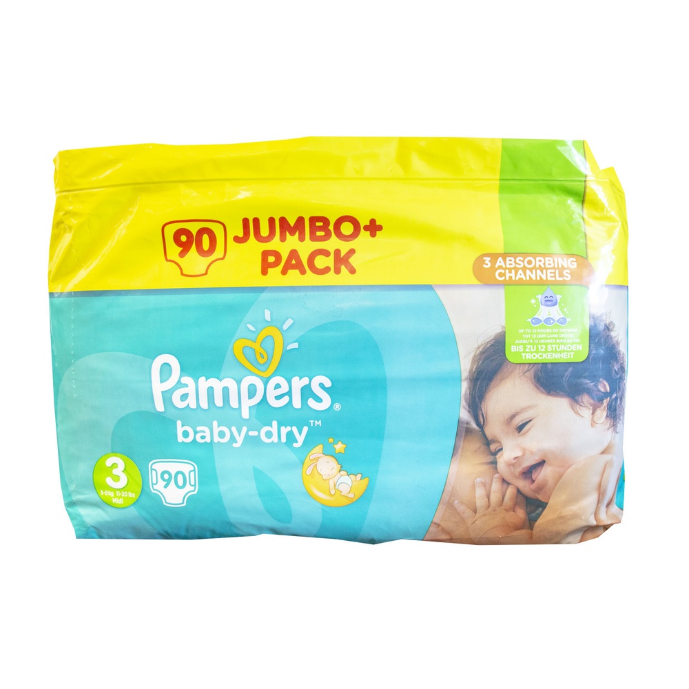 pampers 3 plus