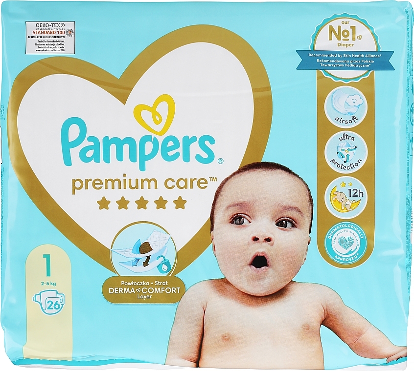 pampers premium care 2 new born