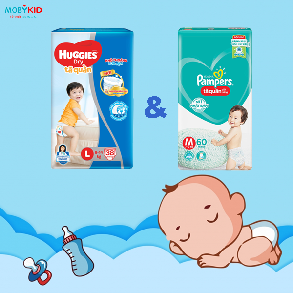 huggies a pampers