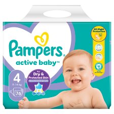 pampers active baby 4 62 szt tesco