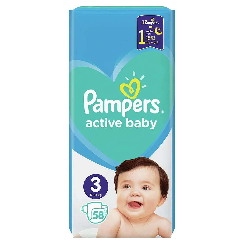 pampers actibe baby 3