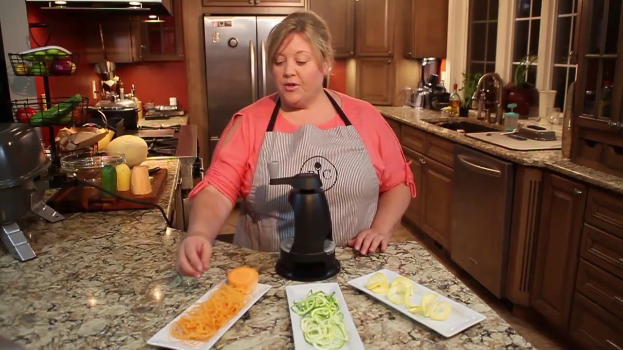 pampered chef spiralizer chef shanna banana chef