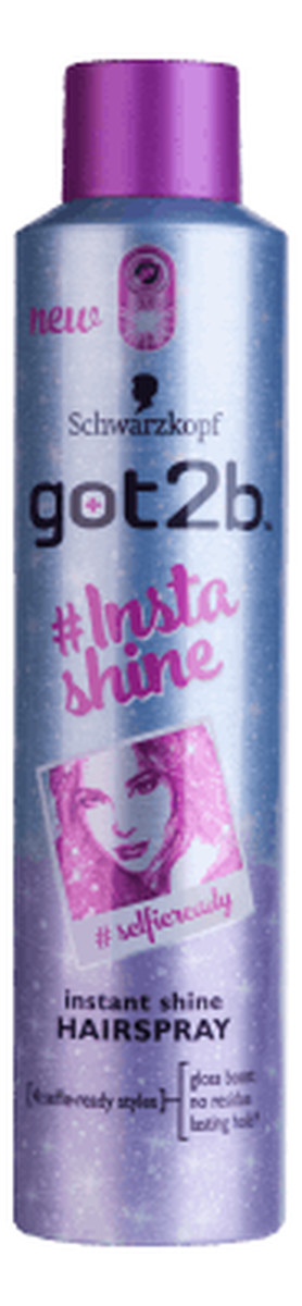 schwarzkopf got2be insta shine lakier do włosów