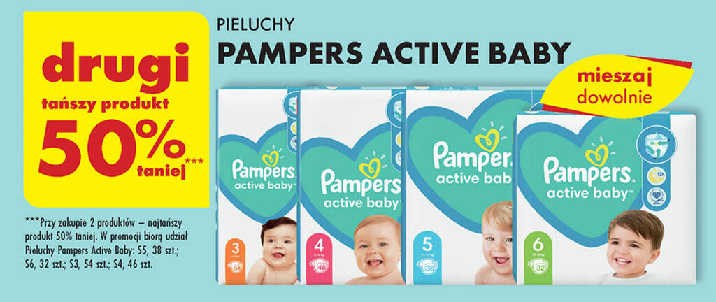 pampers biedronka 49.99