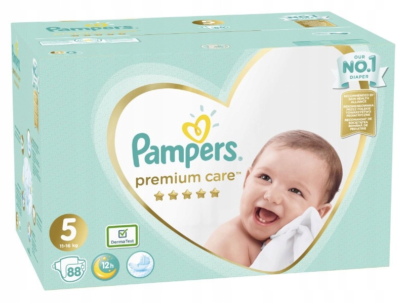 pieluszki pampers premium care mega box