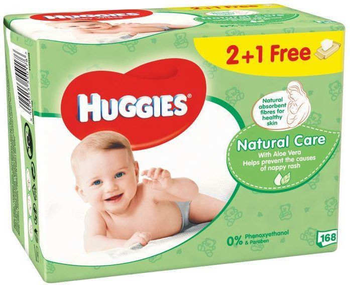 chusteczki nawilżające huggies natural care