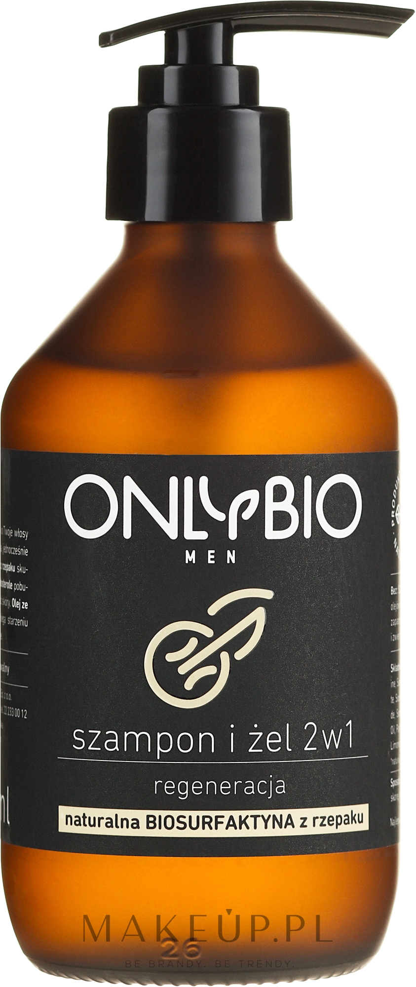 onlybio men hipoalergiczny szampon i żel 2w1 dla mężczyzn