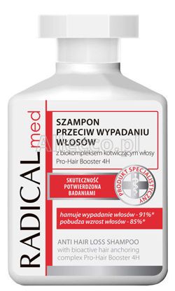 radical med szampon przeciw wypadaniu włosów po chemioterapii