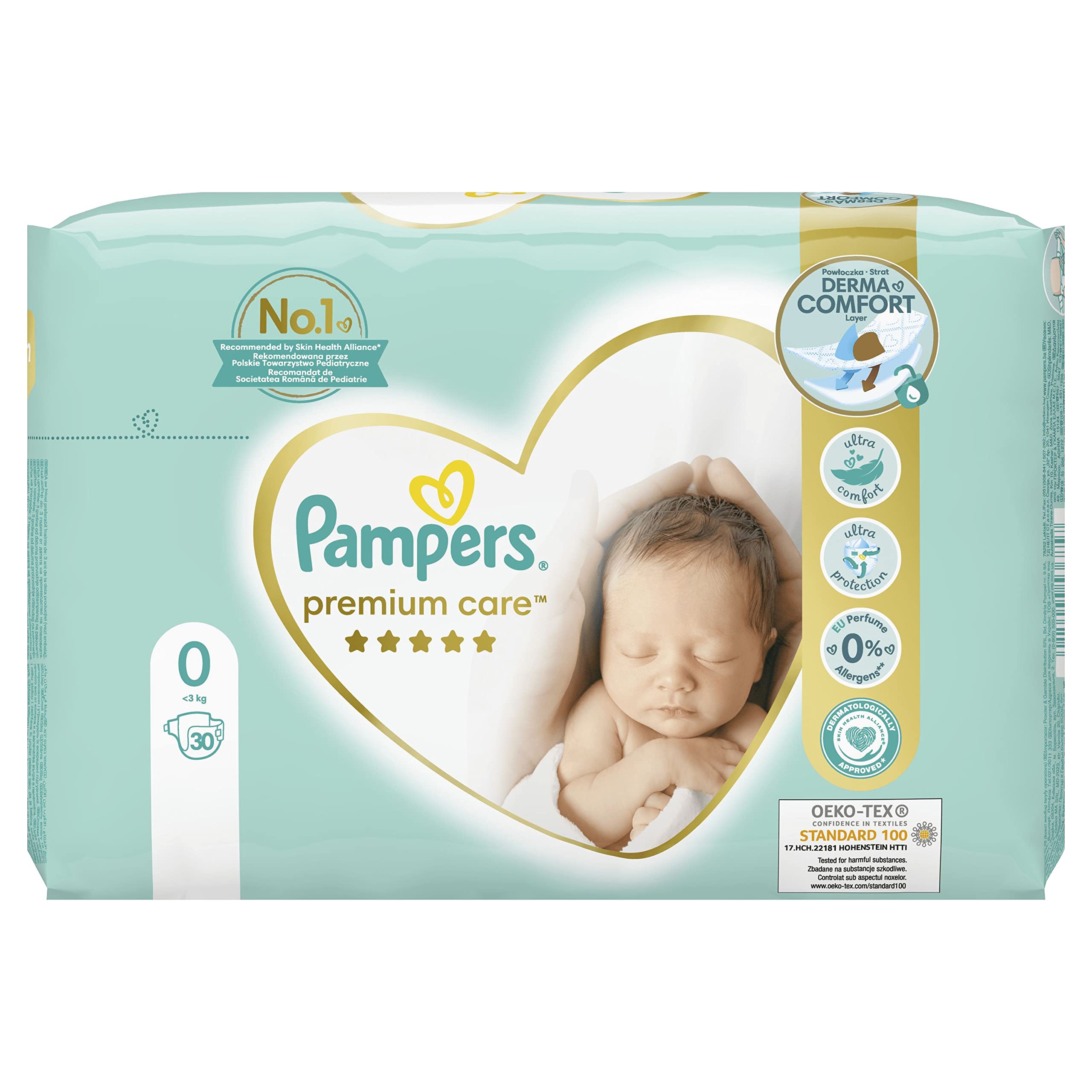 pieluszki pampers premium care żel na pupie dziecka