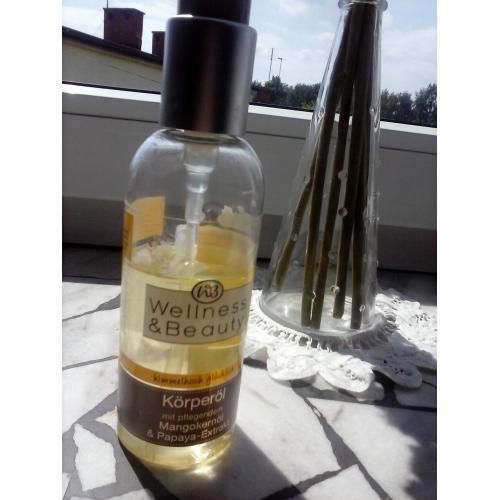 wellness beauty olejek do masażu mango papaja do włosów blog