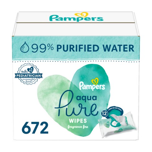 pampers aqua pure wipes