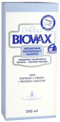 biovax latte szampon 200