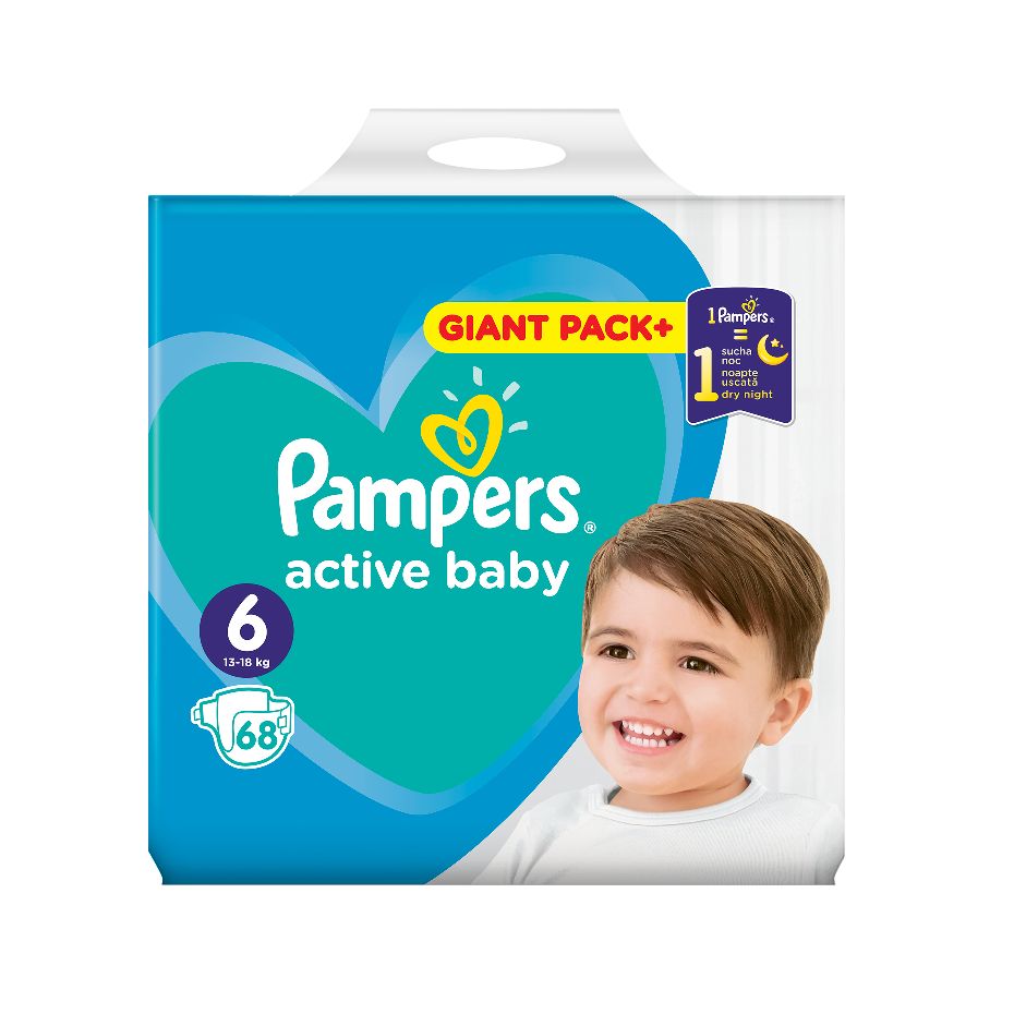 pampers active cena