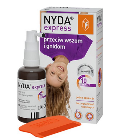 nyda szampon i spray na wszy