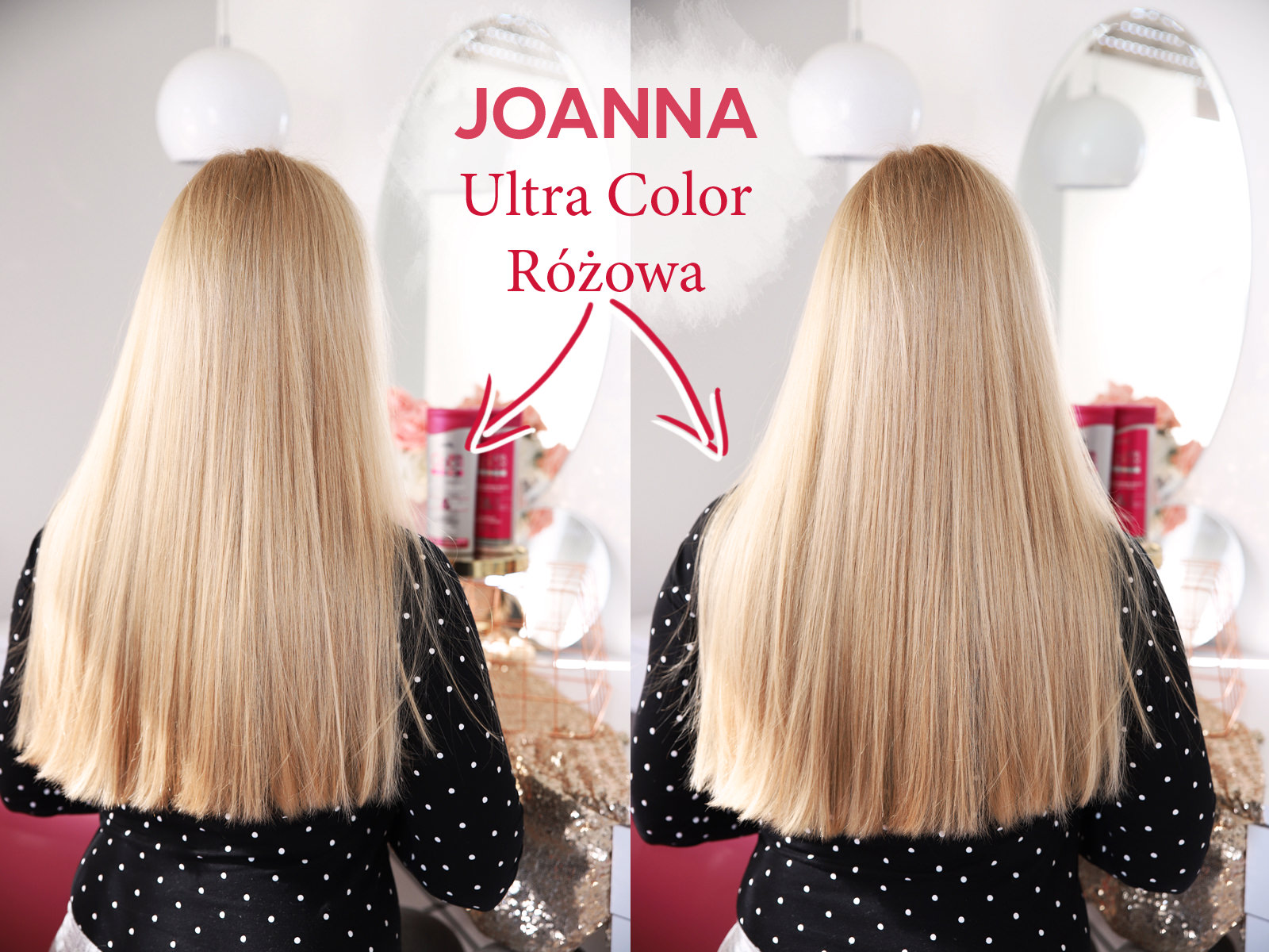 joanna ultra color system szampon różowy efekt