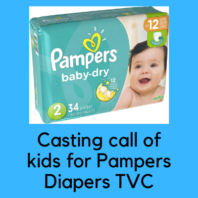 pampers casting call 2017