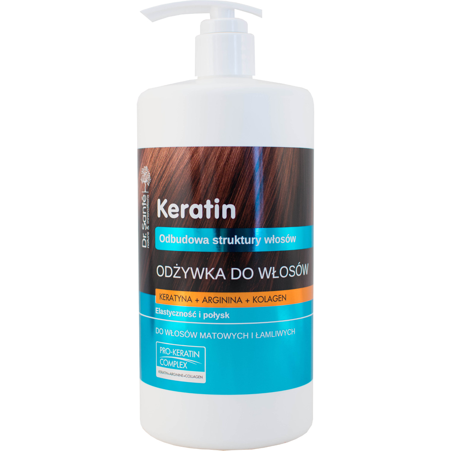 odżywka do włosów dr sante keratin opinie