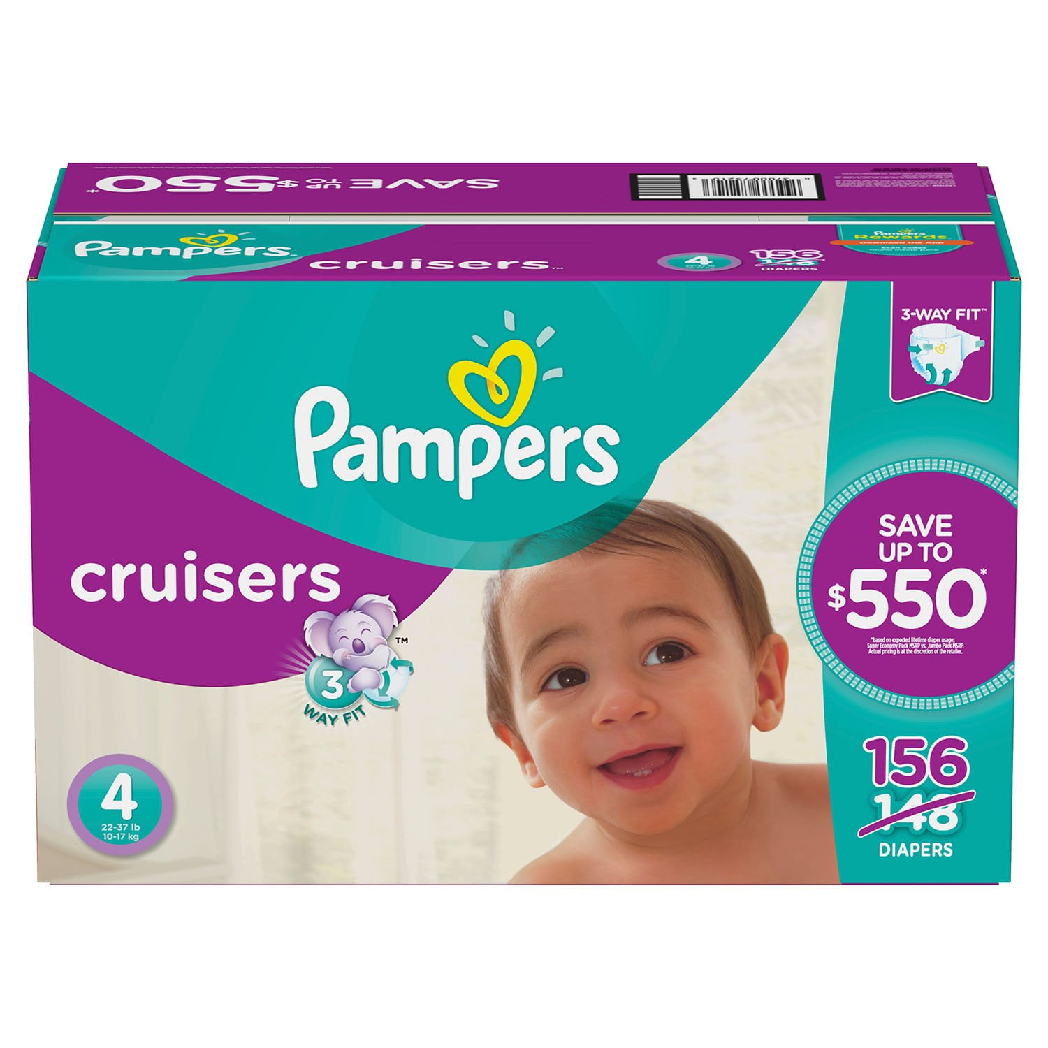 pampers 4 156 cena