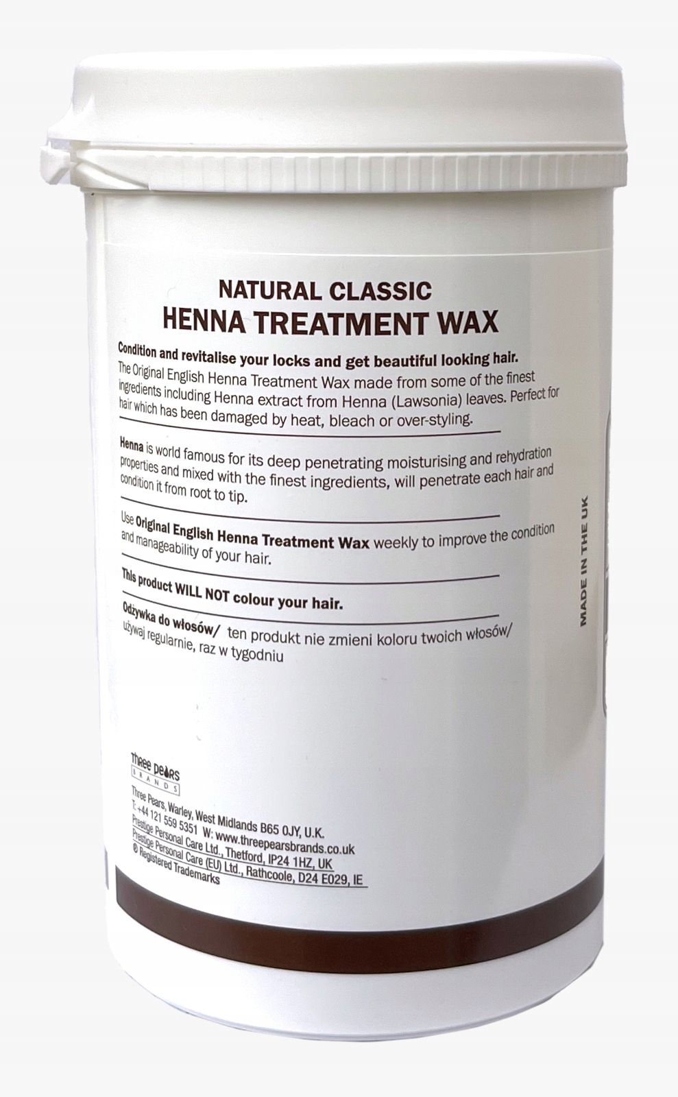 odżywka do włosów henna treatment wax