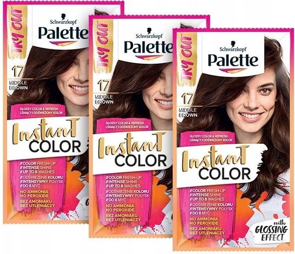 palette instant color szampon koloryzujący nr 17