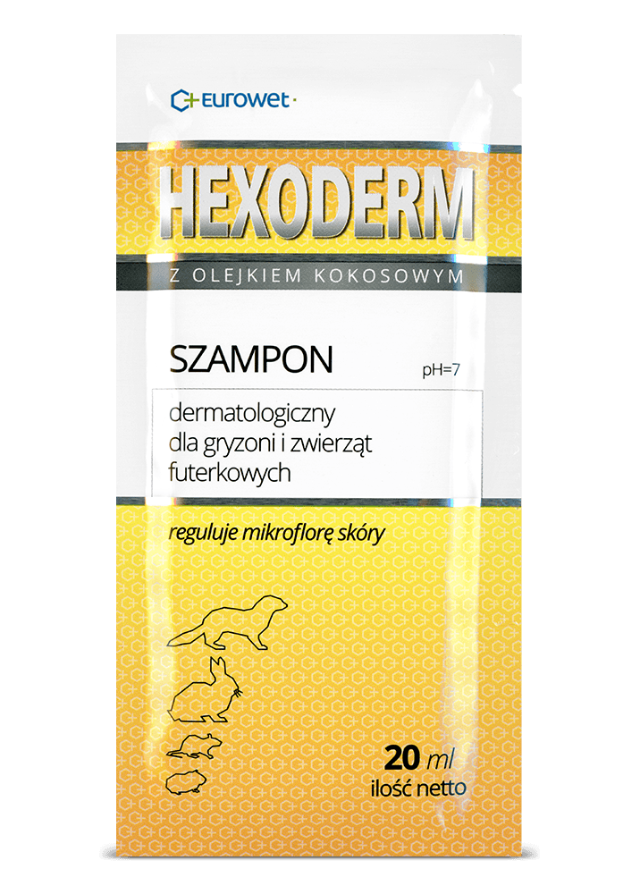 hexoderm szampon dla gryzoni 20ml