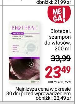 biotebal szampon przeciw wypadaniu włosów rossmann