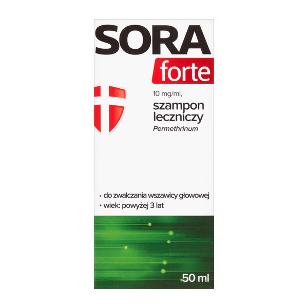 sora forte 10mg ml szampon leczniczy przeciw wszawicy 50ml