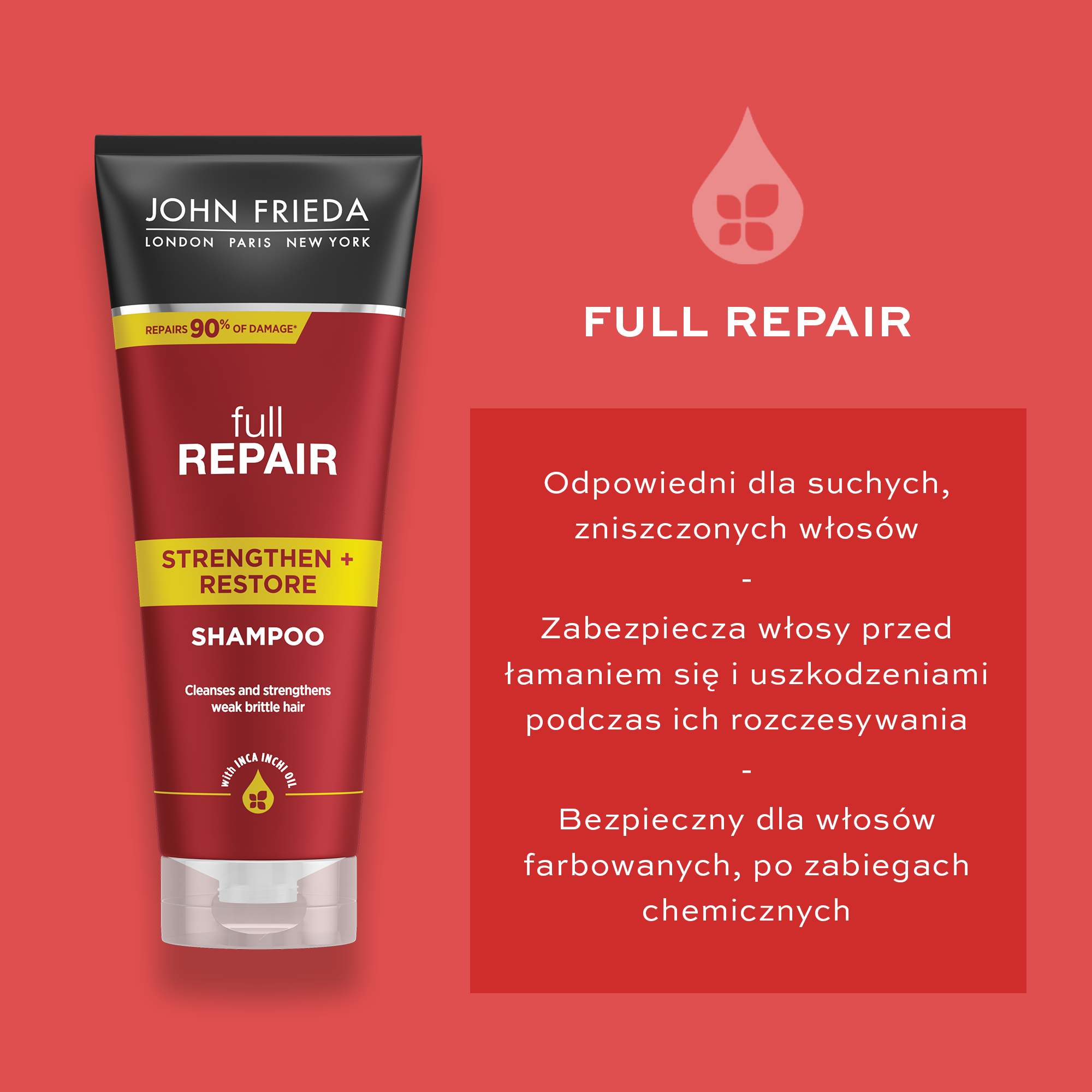 jf full repair szampon do włosów zniszczonych 250ml