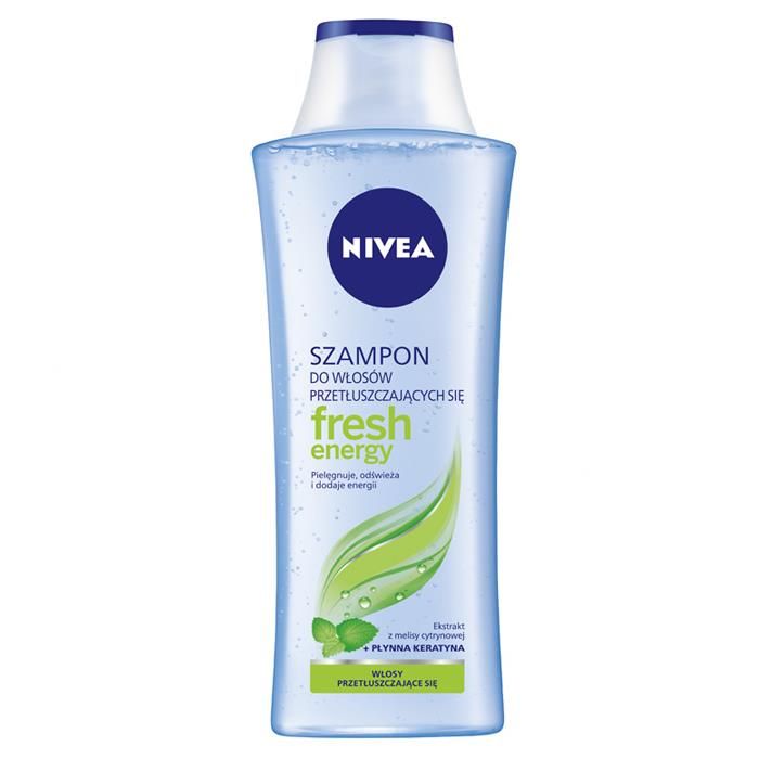 nivea fresh energy szampon do włosów przetłuszczających się 400